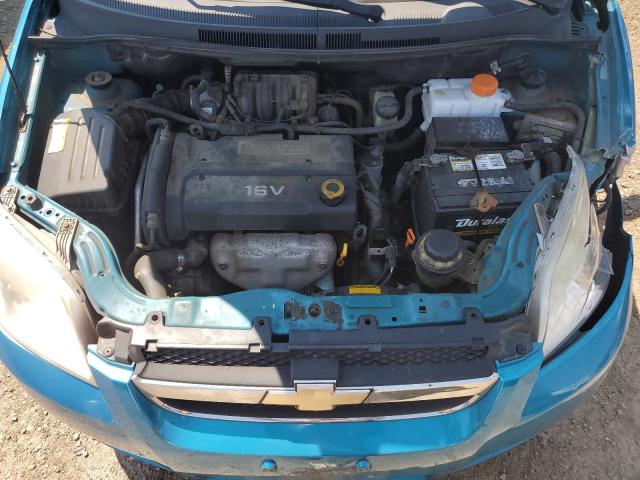 KL1TD56678B212119 - 2008 CHEVROLET AVEO BASE ტურკოუსი ფოტო 11