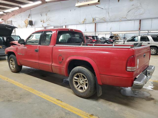 1B7GL42NX2S682625 - 2002 DODGE DAKOTA SLT RED photo 2