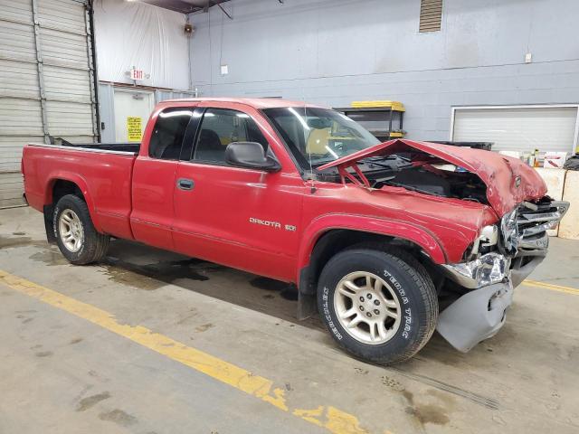 1B7GL42NX2S682625 - 2002 DODGE DAKOTA SLT RED photo 4