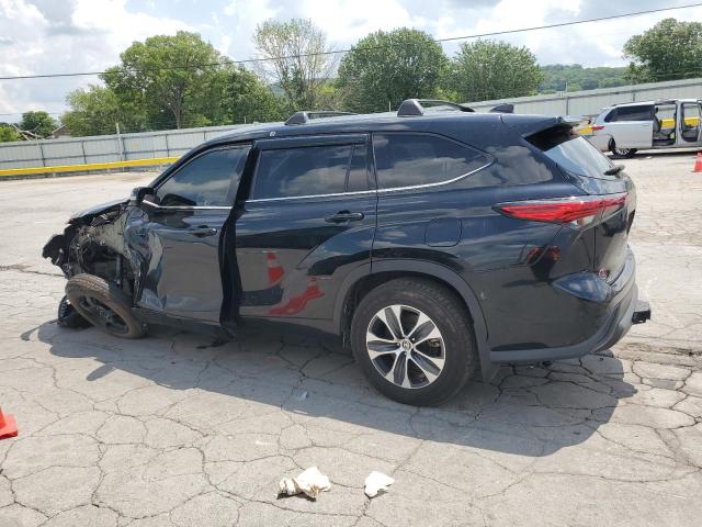 5TDGZRAH4MS524414 - 2021 TOYOTA HIGHLANDER XLE 黑色 照片 2