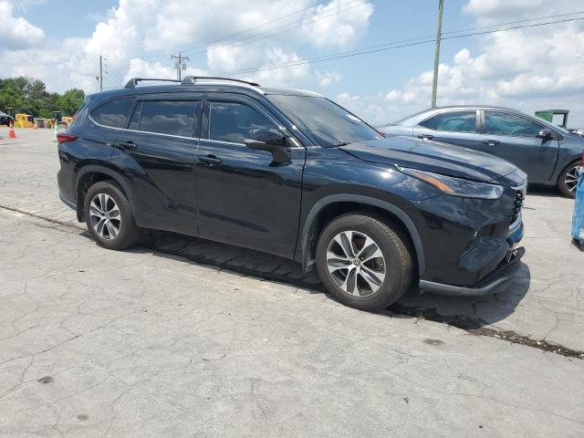 5TDGZRAH4MS524414 - 2021 TOYOTA HIGHLANDER XLE 黑色 照片 4