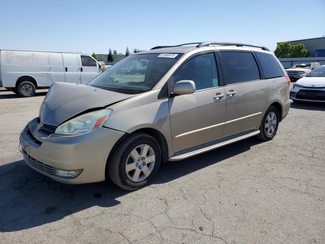 5TDZA22C04S078529 - 2004 TOYOTA SIENNA XLE TAN photo 1