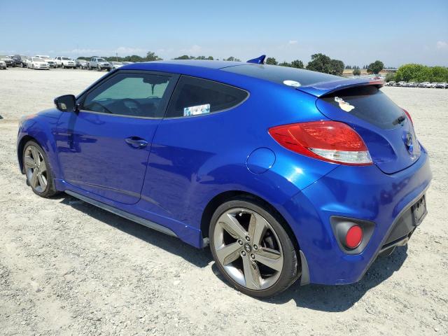 KMHTC6AE3DU156562 - 2013 HYUNDAI VELOSTER TURBO Azul foto 2
