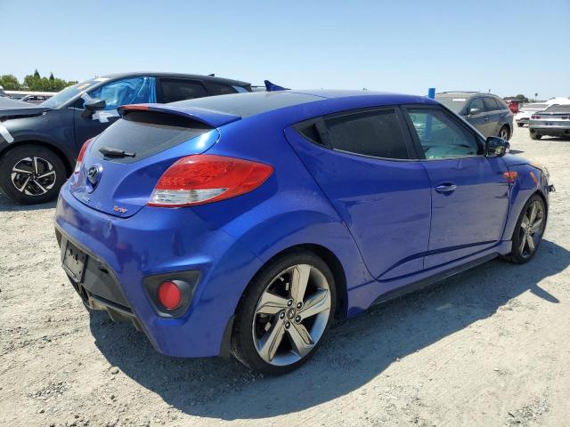 KMHTC6AE3DU156562 - 2013 HYUNDAI VELOSTER TURBO Azul foto 3