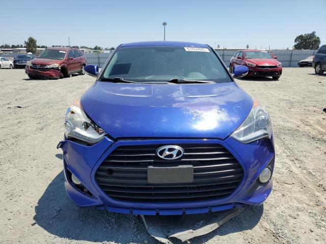 KMHTC6AE3DU156562 - 2013 HYUNDAI VELOSTER TURBO Azul foto 5