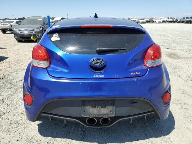 KMHTC6AE3DU156562 - 2013 HYUNDAI VELOSTER TURBO Azul foto 6