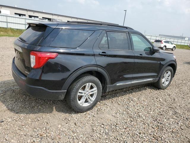 1FMSK8DH0NGB83914 - 2022 FORD EXPLORER XLT 黑色 照片 3