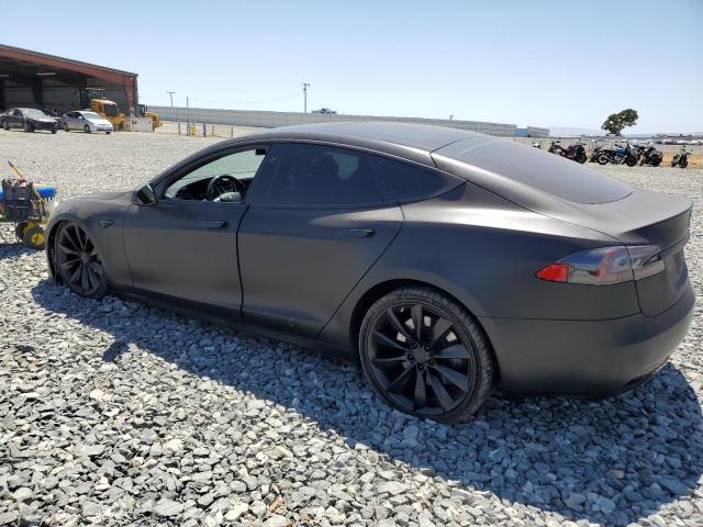 5YJSA1E17HF231214 - 2017 TESLA MODEL S BLACK photo 2