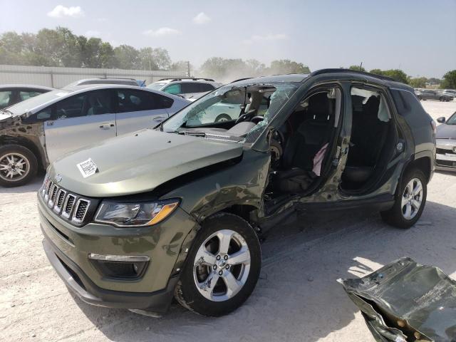 3C4NJDBB6KT661630 - 2019 JEEP COMPASS LATITUDE GREEN photo 1