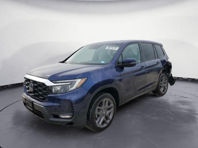 5FNYF8H53NB018842 - 2022 HONDA PASSPORT EXL أزرق صورة 1
