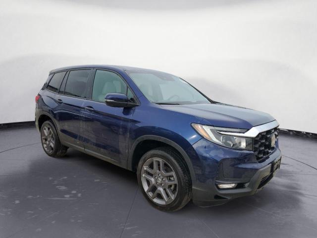 5FNYF8H53NB018842 - 2022 HONDA PASSPORT EXL أزرق صورة 4