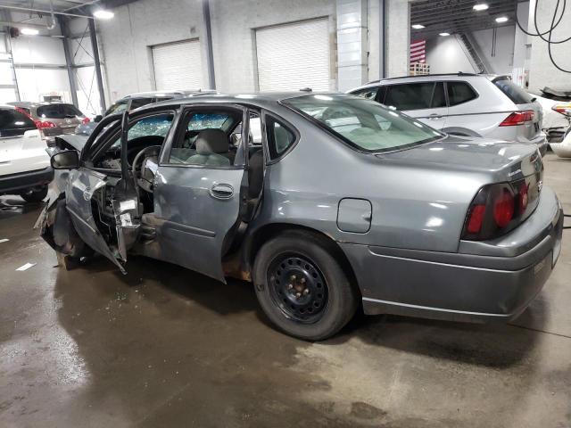 2G1WF52E959246131 - 2005 CHEVROLET IMPALA GRAY photo 2