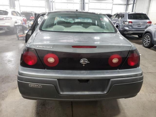 2G1WF52E959246131 - 2005 CHEVROLET IMPALA GRAY photo 6