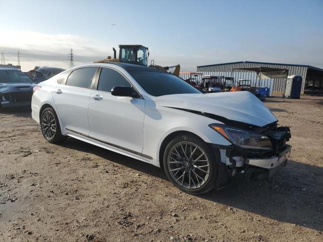 KMHGN4JB4JU224756 - 2018 GENESIS G80 SPORT WHITE photo 4