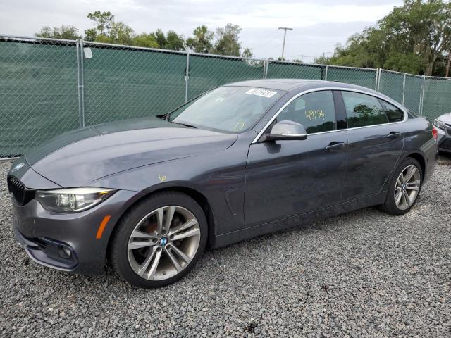 WBA4J3C58KBL08013 - 2019 BMW 430XI GRAN COUPE GRAY photo 1