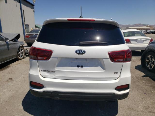 5XYPG4A56KG491456 - 2019 KIA SORENTO LX WHITE photo 6