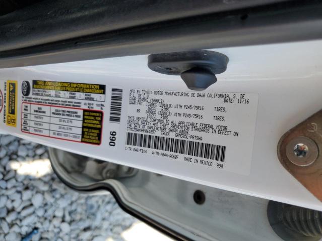 3TMCZ5AN9HM061057 - 2017 TOYOTA TACOMA DOUBLE CAB თეთრი ფოტო 12