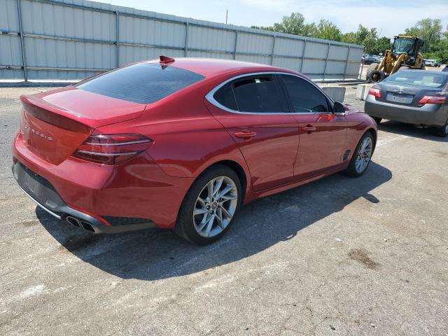 KMTG34TA8NU093384 - 2022 GENESIS G70 BASE RED photo 3