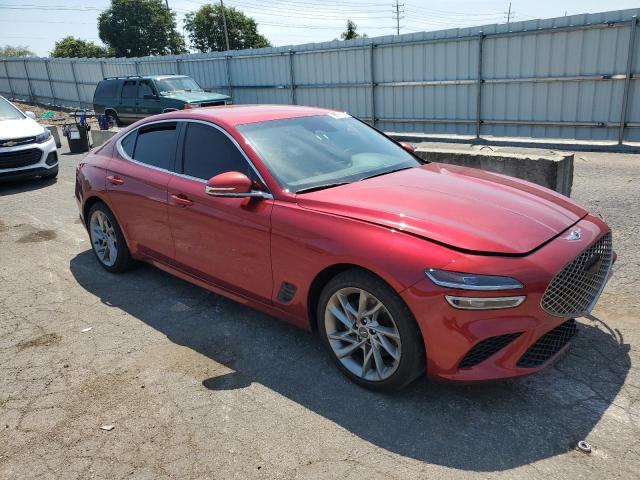 KMTG34TA8NU093384 - 2022 GENESIS G70 BASE RED photo 4