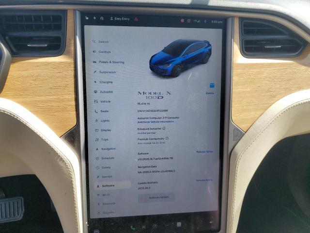 5YJXCBE22JF123488 - 2018 TESLA MODEL X Mavi foto 9