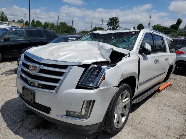 1GYS4HKJ7KR215658 - 2019 CADILLAC ESCALADE ESV LUXURY WHITE photo 1