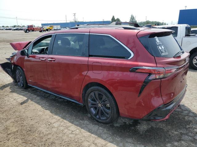 5TDDRKEC7MS066568 - 2021 TOYOTA SIENNA XSE RED photo 2