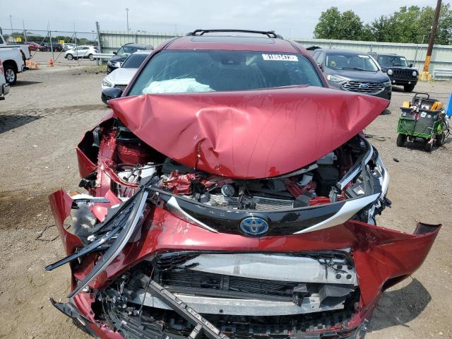 5TDDRKEC7MS066568 - 2021 TOYOTA SIENNA XSE RED photo 5