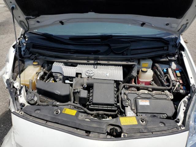 JTDKN3DP8E3052307 - 2014 TOYOTA PRIUS PLUG WHITE photo 11