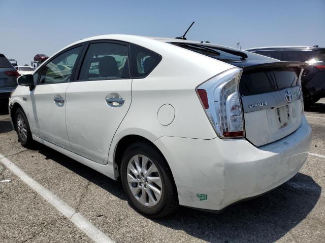 JTDKN3DP8E3052307 - 2014 TOYOTA PRIUS PLUG WHITE photo 2
