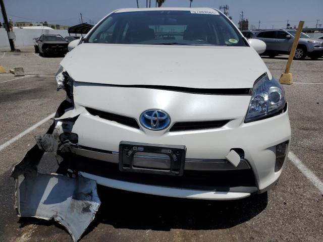 JTDKN3DP8E3052307 - 2014 TOYOTA PRIUS PLUG WHITE photo 5