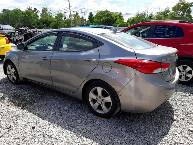 KMHDH4AEXCU366343 - 2012 HYUNDAI ELANTRA GLS GRAY photo 2