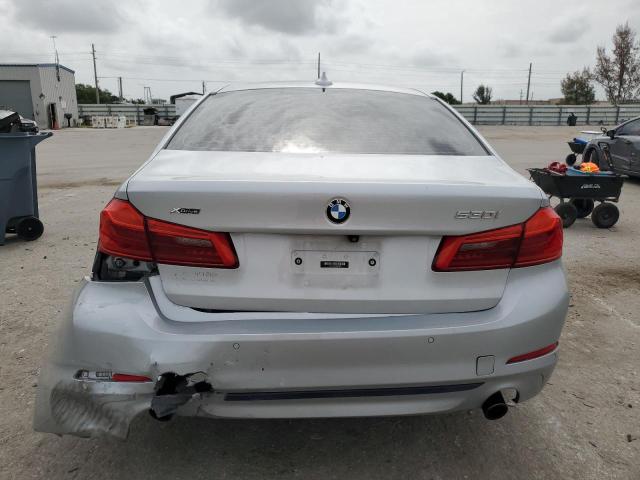 WBAJA7C51KG911687 - 2019 BMW 530 XI SILVER photo 6