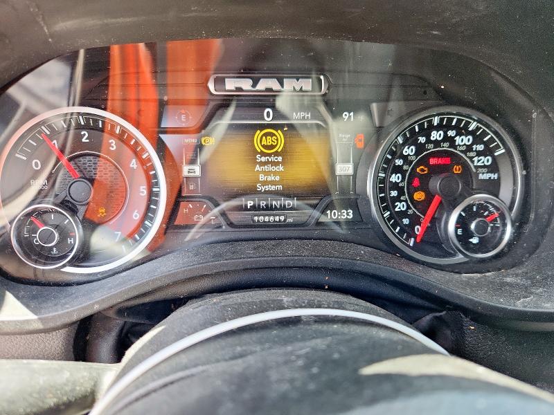 1C6SRFFT2NN395030 - 2022 RAM 1500 BIG HORN/LONE STAR BLACK photo 9