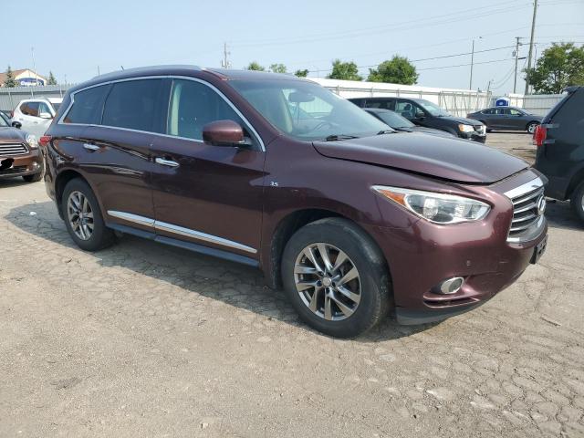 5N1AL0MMXEC525058 - 2014 INFINITI QX60 PURPLE photo 4