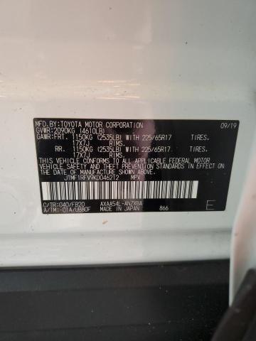 JTMF1RFV9KD046212 - 2019 TOYOTA RAV4 LE Ağ foto 13