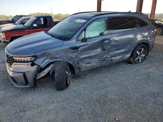 5XYRL4LC2MG019600 - 2021 KIA SORENTO S GRAY photo 1