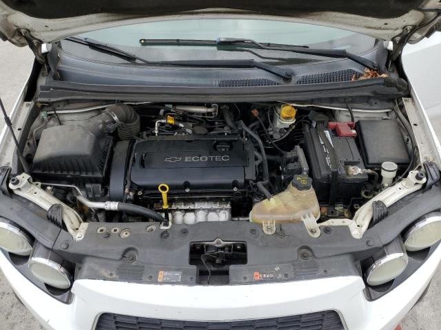 1G1JC5SH3C4108582 - 2012 CHEVROLET SONIC LT თეთრი ფოტო 11