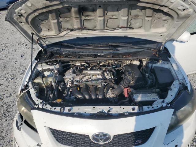 1NXBU40E69Z160563 - 2009 TOYOTA COROLLA BASE Weiß Foto 11
