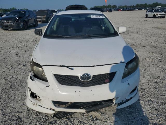 1NXBU40E69Z160563 - 2009 TOYOTA COROLLA BASE Weiß Foto 5