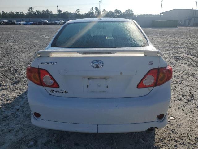 1NXBU40E69Z160563 - 2009 TOYOTA COROLLA BASE Weiß Foto 6