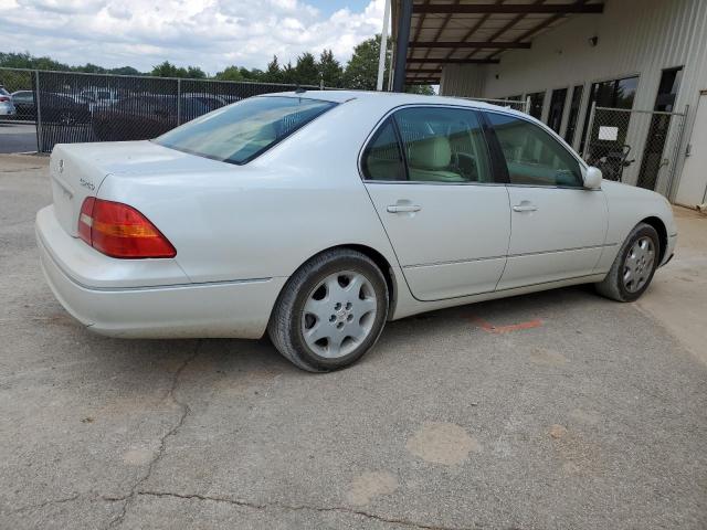 JTHBN30F610024321 - 2001 LEXUS LS 430 WHITE photo 3