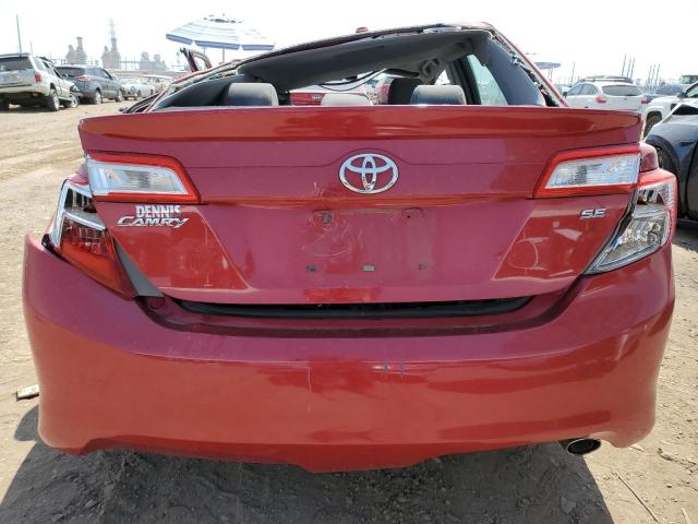 4T1BF1FK4CU586832 - 2012 TOYOTA CAMRY BASE RED photo 6