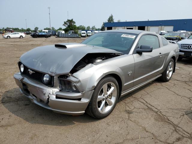 1ZVHT82H195110502 - 2009 FORD MUSTANG GT SILVER photo 1