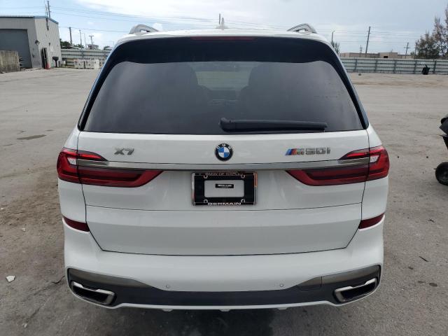 5UXCX6C04N9K06821 - 2022 BMW X7 M50I WHITE photo 6