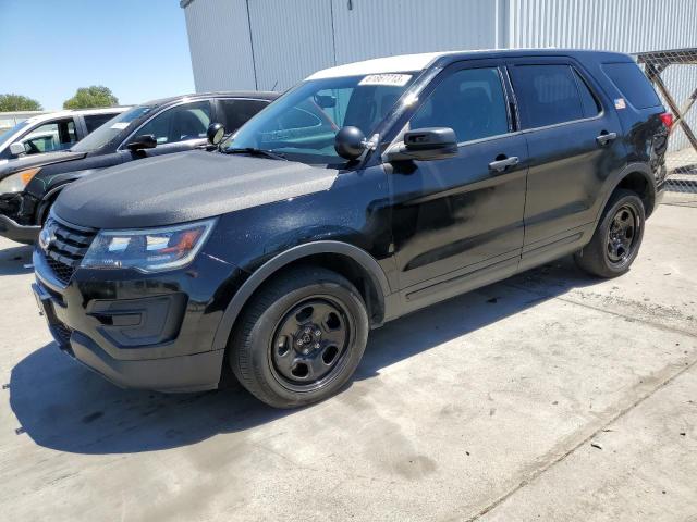 1FM5K8AR2HGC34960 - 2017 FORD EXPLORER POLICE INTERCEPTOR BLACK photo 1