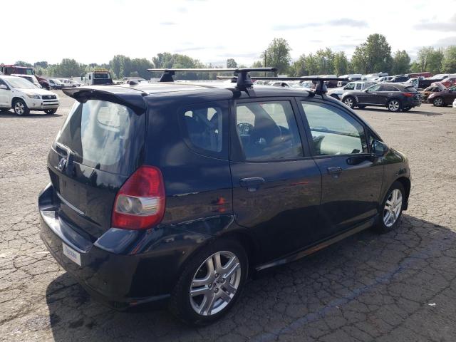 JHMGD38637S013612 - 2007 HONDA FIT S 黑色 照片 3