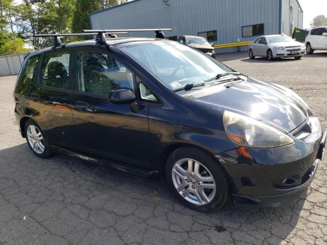JHMGD38637S013612 - 2007 HONDA FIT S 黑色 照片 4