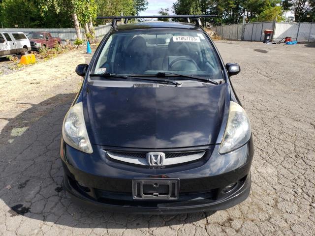 JHMGD38637S013612 - 2007 HONDA FIT S 黑色 照片 5