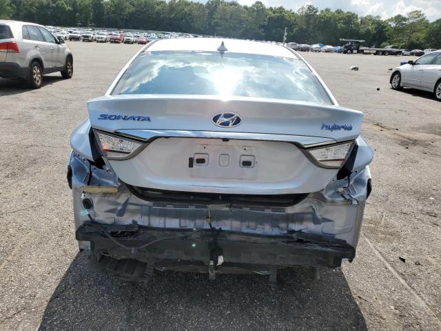 KMHEC4A4XEA116924 - 2014 HYUNDAI SONATA HYBRID SILVER photo 6