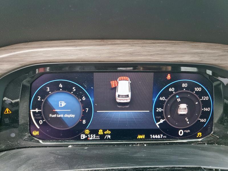 1V2BR2CA8RC524652 - 2024 VOLKSWAGEN ATLAS SEL Qırmızı foto 9